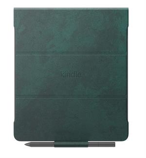 eBookReader Amazon Kindle Scribe premium læder cover grøn  forside